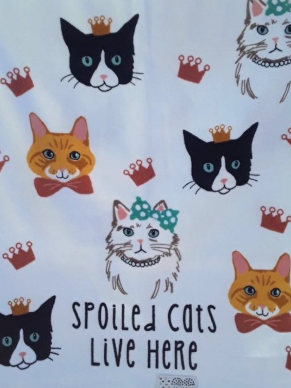 Kassafina CAT BATH TOWELS COTTON TERRY Velour hemed Bathroom  set of 3 BRAND NEW